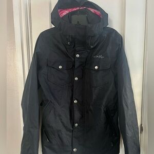 Oakley Hooded Black Snow Jacket